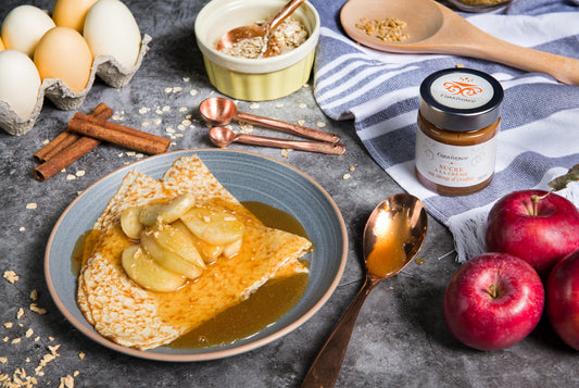 Crêpes aux pommes & Sucre à la crème au sirop d'érable