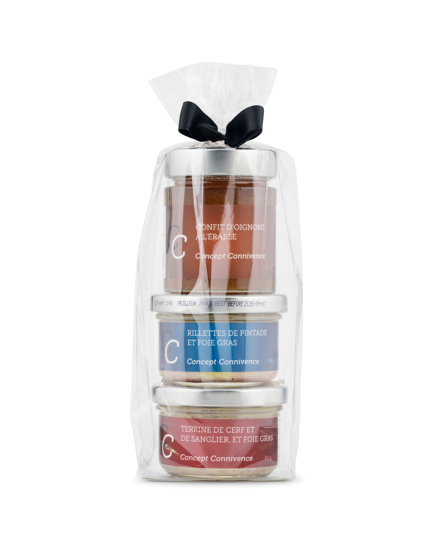 Trio : 1 terrine, 1 rillettes et 1 confit