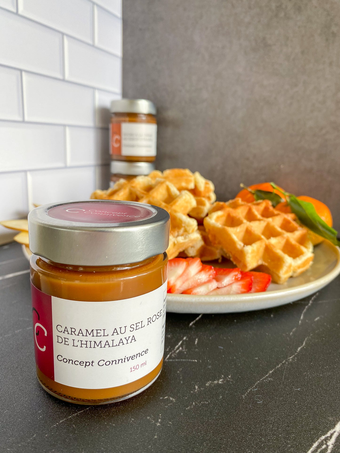 Caramel au sel rose de l'Himalaya