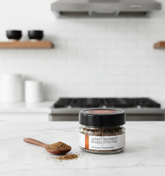 Assaisonnement érable et poivre